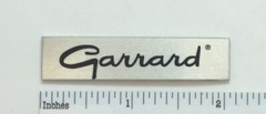 Garrard Badge Logo for Turntable Base Plinth – Custom Made Aluminum