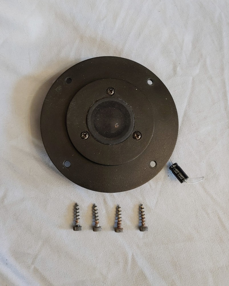 RADIOSHACK 1″ SOFT DOME TWEETER REPLACEMENT 8 OHMS SPEAKER DIY PARTS 40-1276B