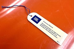 JBL grill TAG “Best MADE” L100 Century L300 L150 L200 L65 -As Factory New Nice!