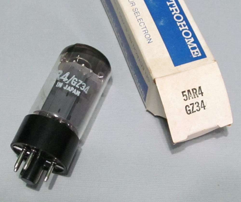 SELECTRON 5AR4 GZ34 NOS/NIB RECTIFIERS – TEST NOS – MADE IN JAPAN