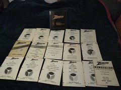 Vtg. Zenith Space Command TV Remote Control – Service Manuals & 3 Ring Binder