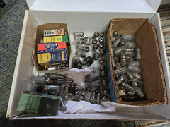 Lot of over 50 Vintage Vacuum Tubes Assorted Sizes AS IS Untested