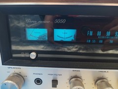 Sansui 5050 Vintage Stereo Receiver 30wpc Serviced Partial Recap LEDs