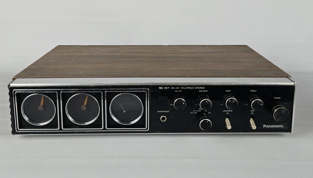 Panasonic RE-7680 Wooden Multiplex Stereo Radio IC FET FM AM