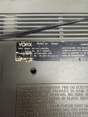 YORX K6061 Stereo Vintage Boom Box AM FM Radio Cassette 8 Track -Partial Working
