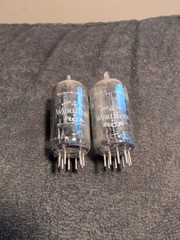 1960 Matched Pair RCA 12AU7A ECC82 ‘Clear Top’ – Tested Strong!