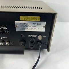 Vintage Sansui TU-555 AM/FM Solid State Stereo Tuner W/ Diagram Tested