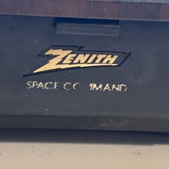 Vintage Zenith Space Command Television CRT Woodgrain Retro Video Game TV VIDEO