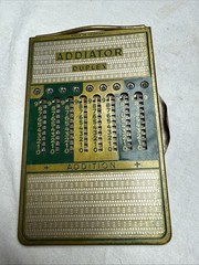 Vintage Addiator Duplex Mechanical Adding Calculator – Made in Germany