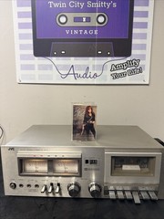JVC KD-10J Vintage Stereo Cassette Deck Tested Read Description Plays A Bit Slow
