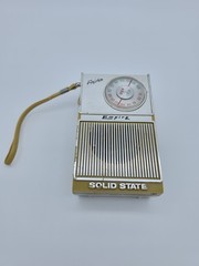 Lot 2 Vintage Portable Radios – Empire 9KF-100 + Silvertone AM/FM (For Parts)
