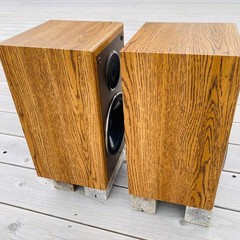 Diatone DS-500 2-Way Bookshelf Speakers Pair Wood Finished Tested Audio Stereo