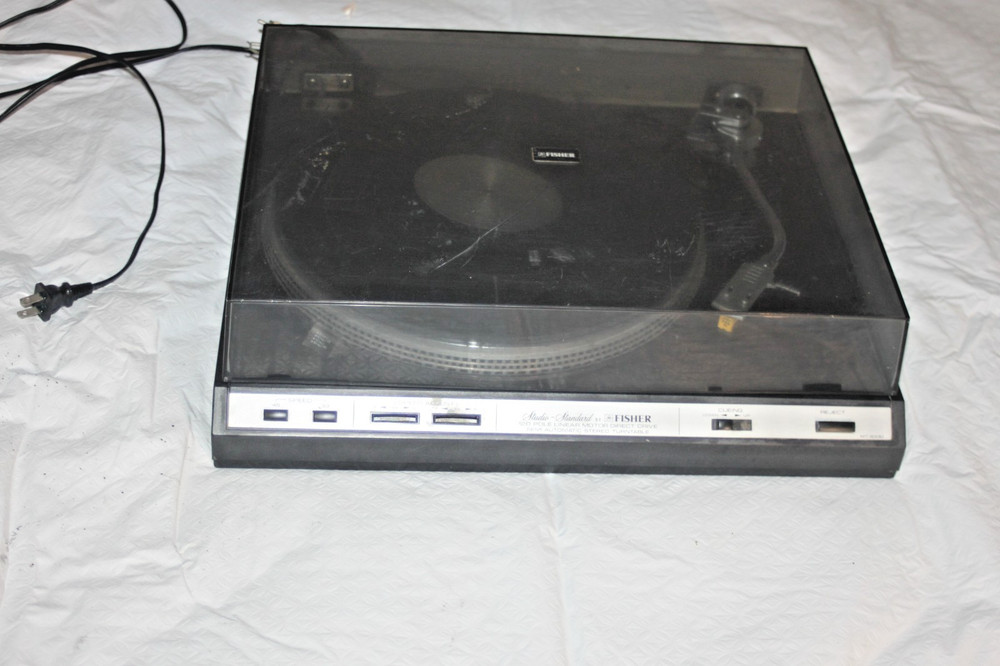 Fisher MT-6330 Studio Standard Turntable Direct Drive Semi Automatic AS IS PARTS