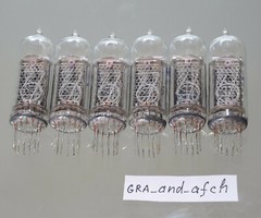 IN-14 Nixie Tubes UNUSED TESTED Desoldered [6 pcs SET] FAST DELIVERY UPS 3-5Days