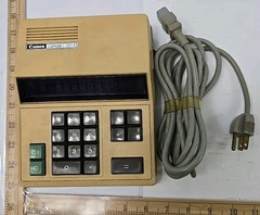 Vintage 1970s Canon Canola L100A Desktop Calculator