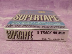 Realistic 8 Track Blank Tape Supertape 90 Minute Vintage NOS SEALED Radio Shack
