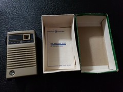 General Electric (GE) AM Portable Solid State Radio-7-2759-in original box
