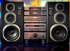 AKAI HIFI TOWER 🌈RaRe🌈 Stereo Component System