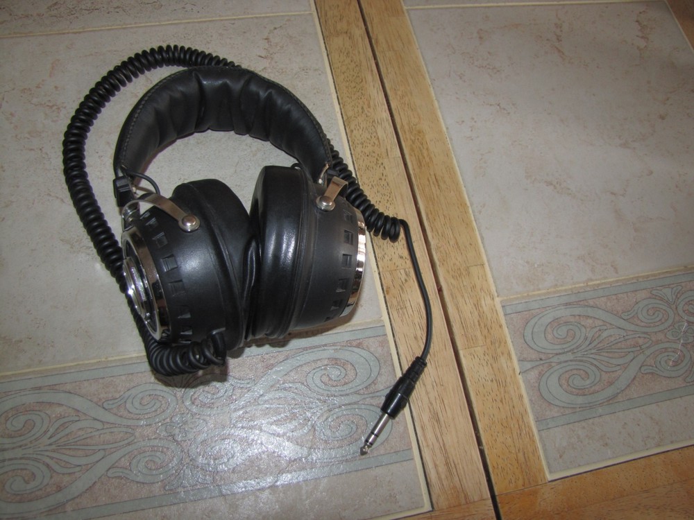 Sound Design Model 355 Vintage Stereo Headphones Tawian 1/4″ Work
