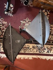 Pair Altec 511B horns Modified Lansing Aluminum Foilcal Econowave