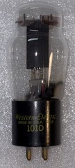 Western Electric 101D Vintage Black Plate Audio Tube Tested NOS
