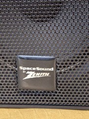 Vintage Zenith SpaceSound Speakers Pair CLV-A900R Adjustable Bass Mono Stereo