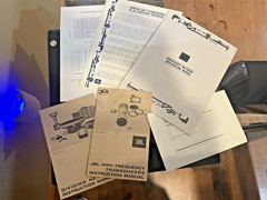 JBL BROCHURES AND READING MATERIAL / VERY GOOD CONDITION /