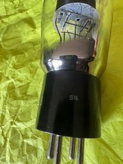 PAIR of unused 1940s U. S. Navy RCA CRC 2A3 Mil Spec Black Plate Tube. Orig Pkg.