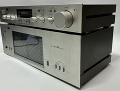SANSUI C-77 Preamplifier B-77 Power Amplifier Set Vintage Rare Working