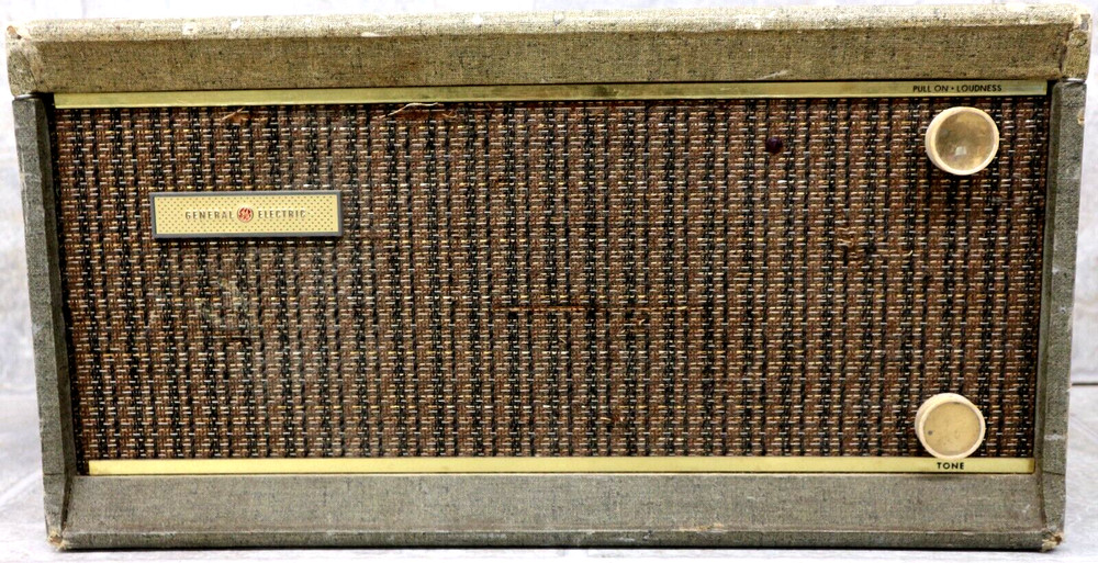 🌟 General Electric Model AS4A AC Operated 3 Tube Audio Amplifier WORKING 🌟