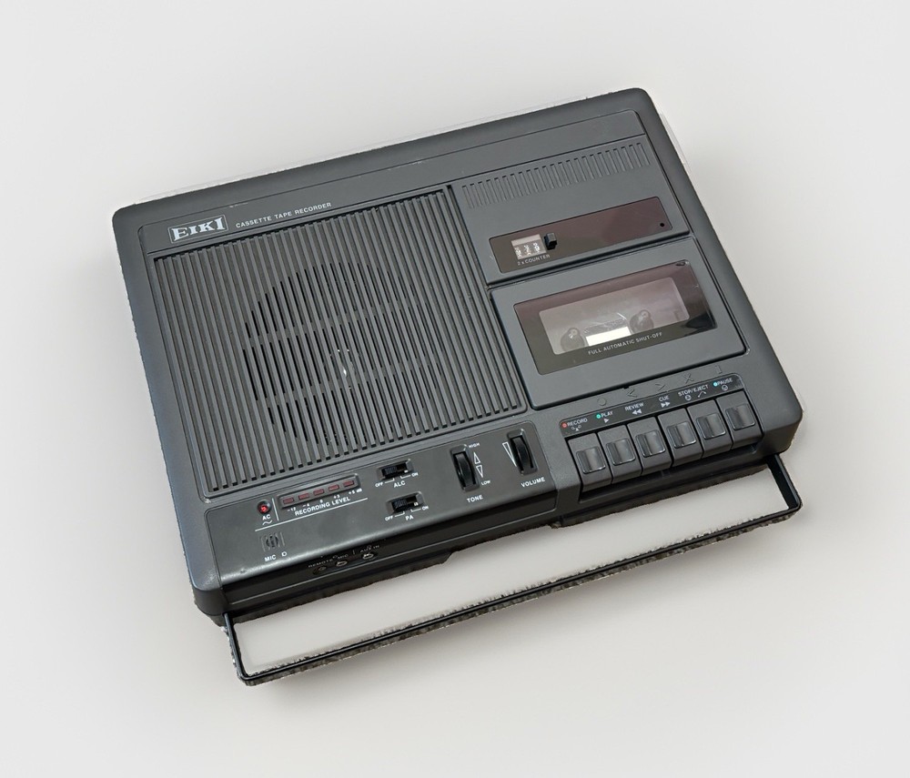 EIKI 5090A Cassette Tape Recorder Player Tested Working Vintage 1995 AC/DC