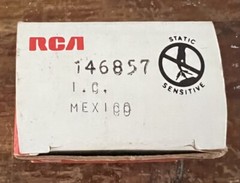 NOS New Old Stock RCA Parts 146857 I.C. Mexico Static Sensitive