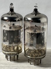 ECC83 12AX7 Hifi Grails, Matsushita Japan, Mullard Tooling. Match Pair + Codes