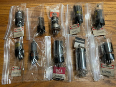 10 Misc Vacuum Tubes Vintage, Unused (no boxes)