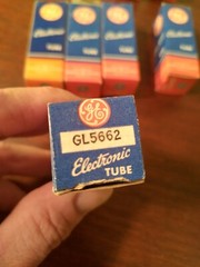 7 Available: General Electric GL5662 Thyratron Vacuum Tube Valve- Bulk Discount