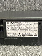 Sharp VHS HQ Video Cassette Recorder Player VC-A343U Gray Color