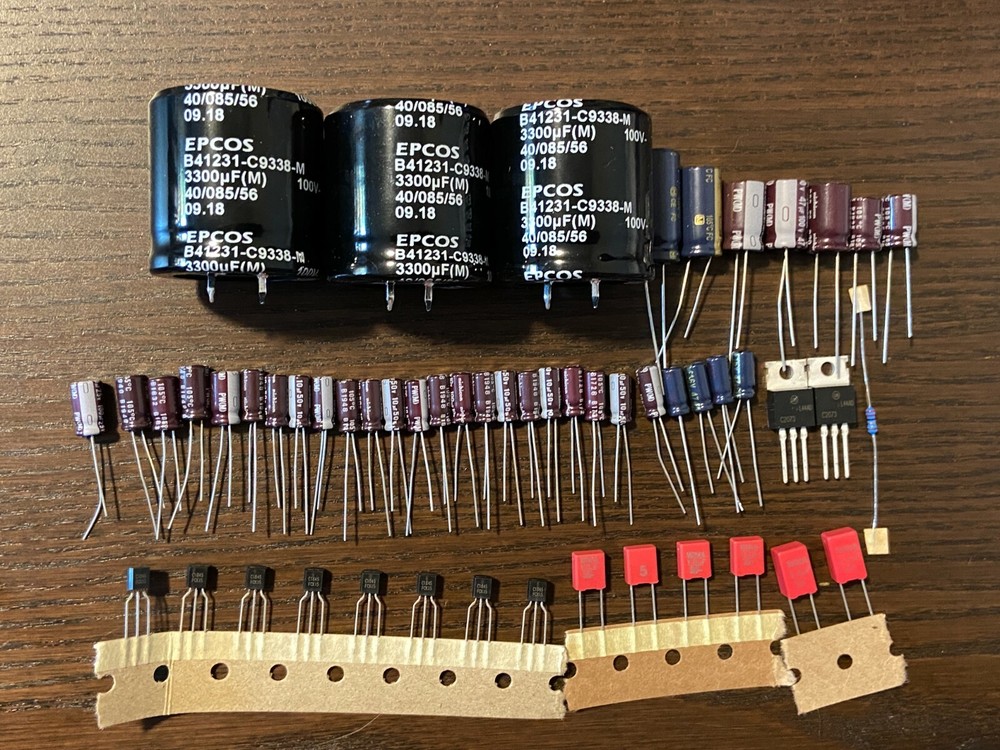 Kenwood KR-5150 Complete Rebuild Kit High-Quality Recap Caps Transistors