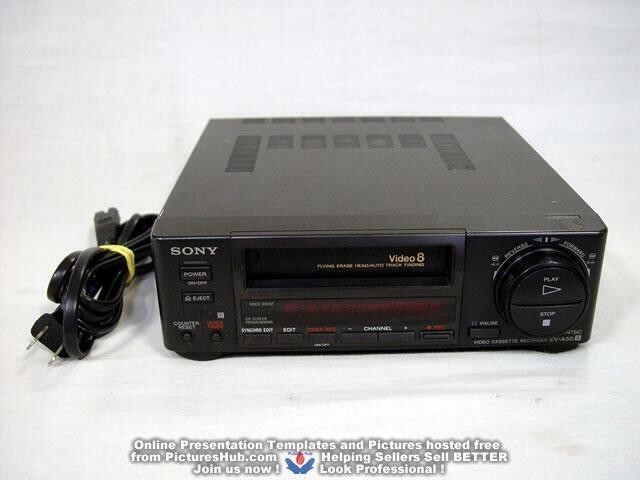 SONY EV-A50 ( EV-C3 ) Video8 8mm VCR Editing Player *90 Days Warranty