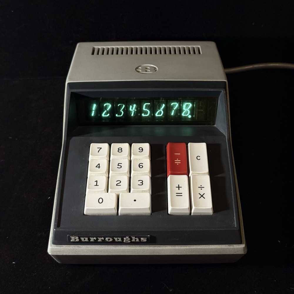 Burroughs C 3155 Vintage Desktop Calculator | Made In Japan | Works Great