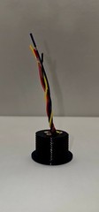 Reproduction Zenith Transoceanic A-B Battery Connector 4-pin 9v/90v plug