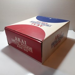 Vintage Akai ASE-20 Stereo Headphones with Original Box 1970s Japan
