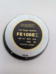 FOSTEX FE108EΣ Full Range Single Speaker New in Box No Mounting Screws or Gasket