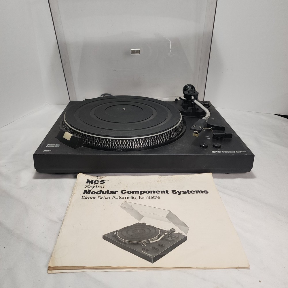 MCS (Technics) 683-6601 DIRECT DRIVE Auto Turntable w/SHURE CART + Manual JAPAN