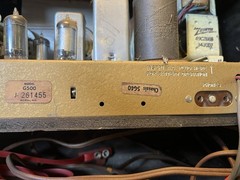 Vintage 1949-1951 Zenith Trans-Oceanic G500 5G40 shortwave ham radio POWERS ON