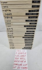 Reel To Reel Audio Tapes 1/4″ – Random Lot of 20 Tapes – As-Is/Untested/Unknown