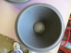 JBL L100T 2214-H 12″ ORIGINAL WOOFER CONES W NEW SURRONDS DATED 3/5/1987