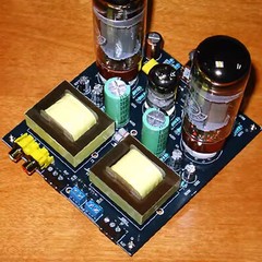 HiFi EL34 Vacuum Tube Amplifier Class A Single-ended Stereo Audio Amp DIY Kit