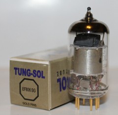 One Single Tung Sol EF806SG Gold Pin tube, EF86 type, Brand NEW !!!
