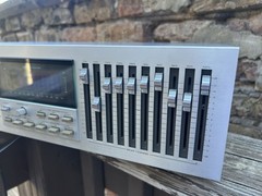 Sansui SE-8 Stereo Graphic Equalizer Blue-Light Spectrum Analyzer /free Shipping
