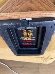 RSL Rogersound Labs CG-52 Vintage Speakers PAIR Wood Veneer Bookshelf Tested